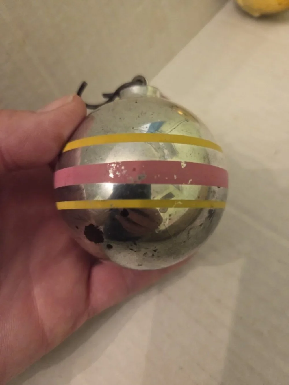 Vintage Plastic Christmas Ornaments Unbreakable Bradford Jewel Bright Set 5